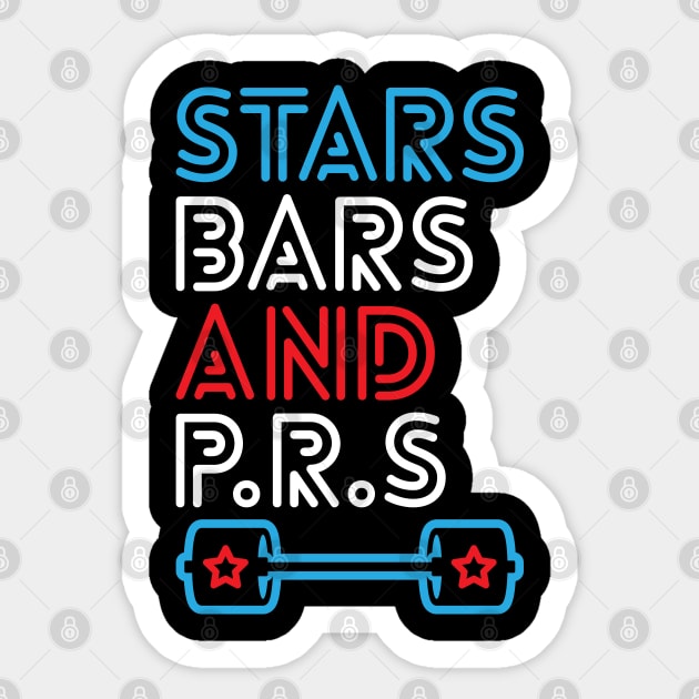 Stars, Bars And PRs Sticker by brogressproject